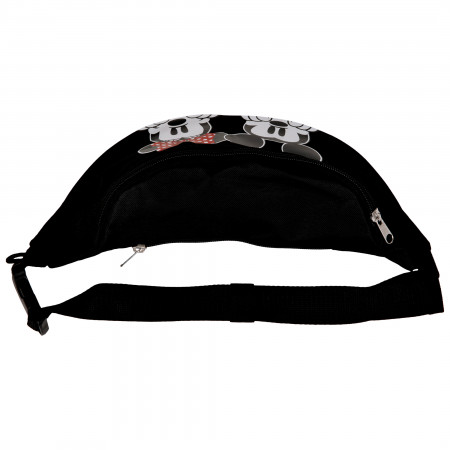 Disney Mickey and Minnie Mouse Peeking Fanny Pack
